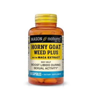Mason Natural Horny Goat Weed plus 60 capsules 1572-60A