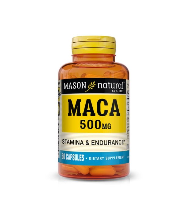 Mason Natural Maca 500mg 60 Capsules 1254-60