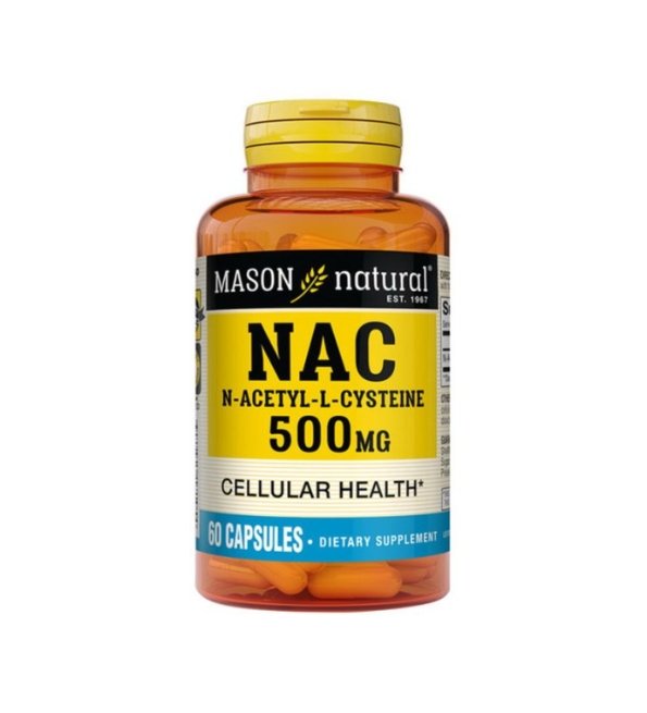 Mason Natural Nac N-Acetyl-L-Cysteine 60 capsules 1710-60