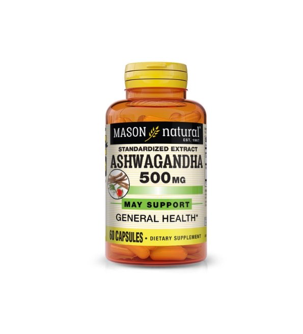 Mason Natural Ashwagandha 500 mg 60 Capsules