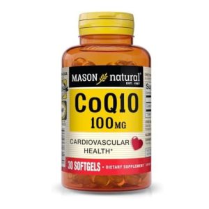 Mason Natural Co Q10 100mg 30 Softgels