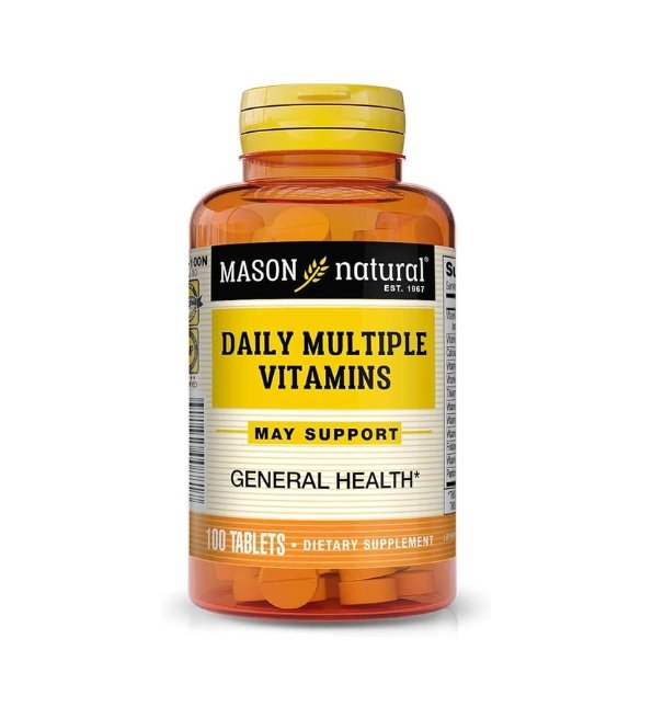 Mason Natural Daily Multiple Vitamins 100 Tablets