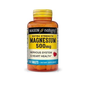 Mason Natural Magnesium 500mg 100 Tablets