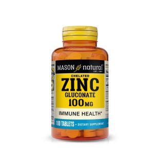 Mason Natural Zinc Gluconate 100 Tablets