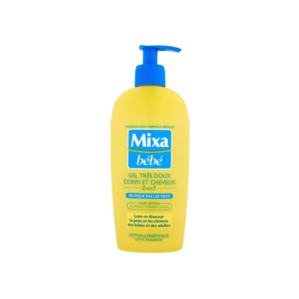 Mixa Bebe Gel Corps & Cheveux Tres doux 2en1 250ml