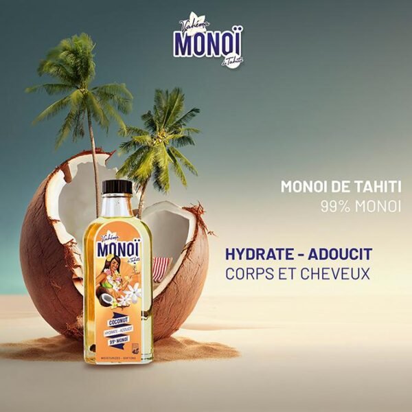 Vahéma Monoi Monoï de Tahiti Coco – 99% Monoï – 100ml – Image 2