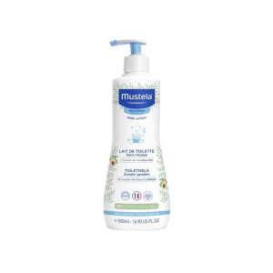 Mustela Bébé Lait de Toilette Sans Rinçage – 500 ml
