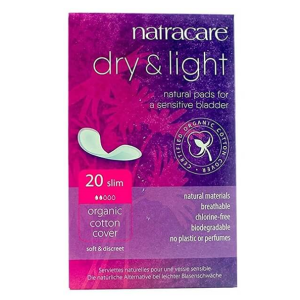 NATRACARE SERVIETTE DRY & LIGHT POUR LEGERE INCONTINENCE 20 Unités