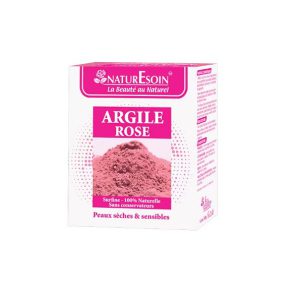 Nature soin argile Rose sachet 100G