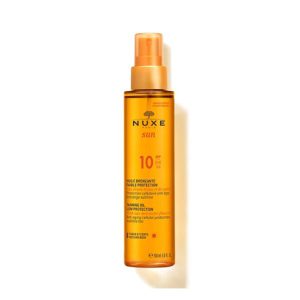 Nuxe Sun Huile solaire Bronzage Spf10 150ml