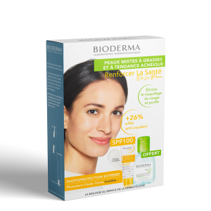 BIODERMA Photoderm Fluide Max Invisible Spf100 + Sebium H2O