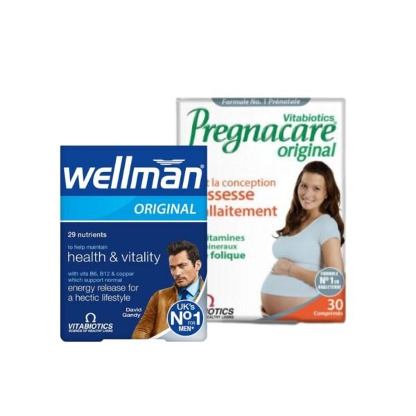 Pregnacare 30 Comprimes +Wellman 30 Comprimes PACK