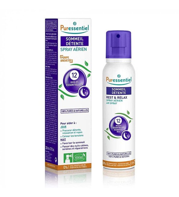 Puressentiel Sommeil detente Spray 12 Huiles Essentielles 200ml
