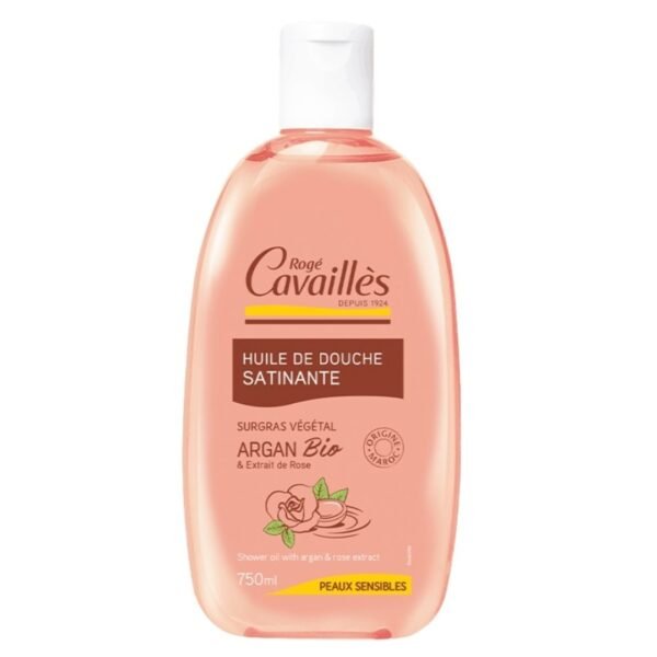 Rogé Cavaillès Huile de Douche Satinante Argan & Rose 750ml