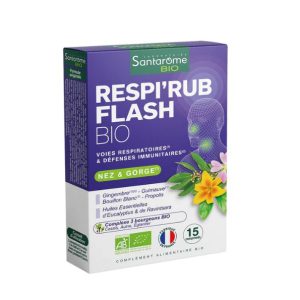 SANTAROME RESPI’RUB FLASH 15 COMPRIMES