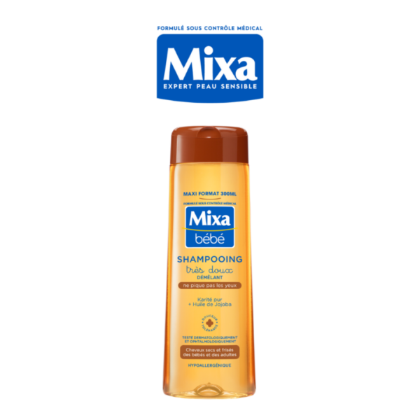 MIXA Shampooing Démêlant Très Doux Karité 300ml