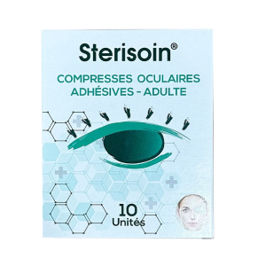 Sterisoin Compresses Oculaires Adulte Boite de 10 Unités