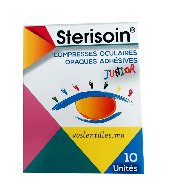 Sterisoin Compresses Oculaires Juniors 10 Unités