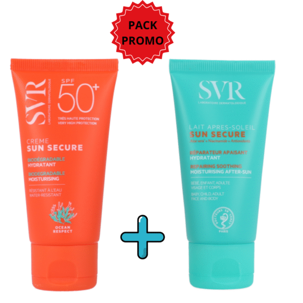 Svr Duo Pack Sun Secure Fluide 50ml + Lait Apres Soleil 50ml