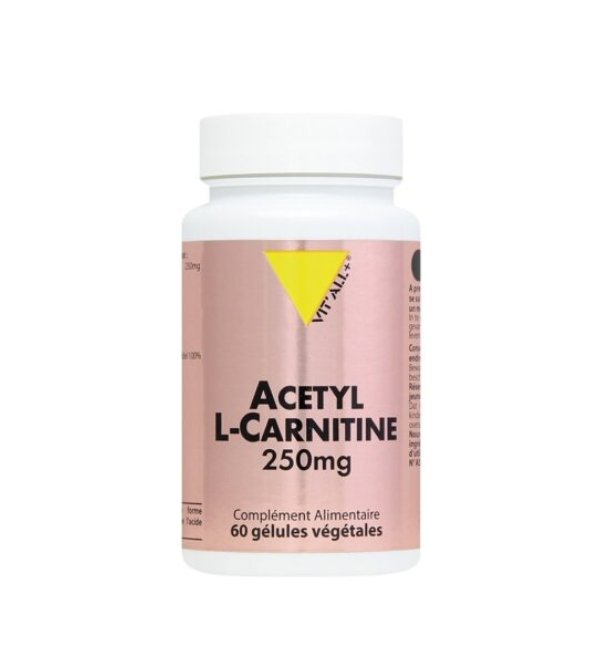 VITALL PLUS ACETYL L-CARNITINE 250MG 60 GELULES