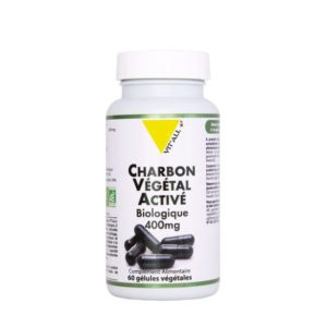VITALL PLUS CHARBON VEGETAL 400MG 60 GELULES