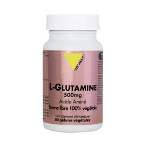 VITALL PLUS L-GLUTAMINE 500MG 60 GELULES