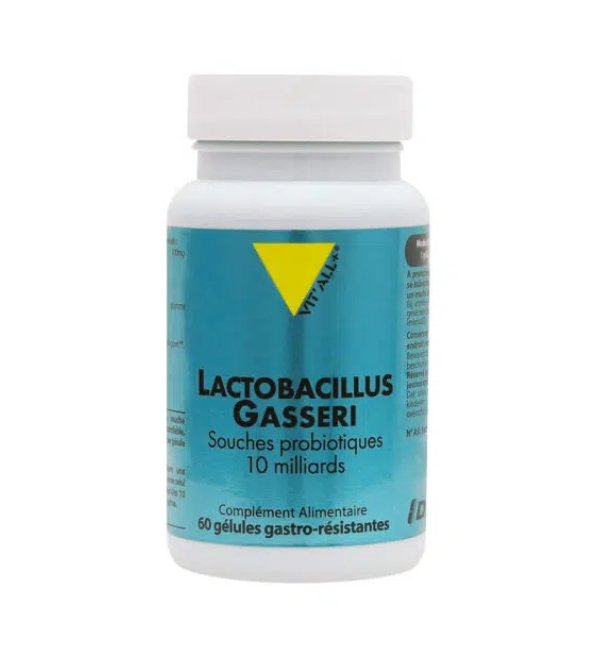 VITALL PLUS LACTOBACILLUS GASSERI 100MG 60 GELULES