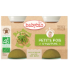 BABYBIO POT PETITS POIS 2 X 130 G