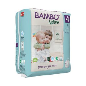 Bambo Nature 4, couches L 7-14kg/48un