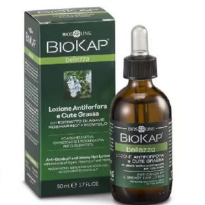 BIOKAP LOTION ANTIPELLICULAIRE ET CHEVEUX GRAS LOTION SANS RINÇAGE 50ML