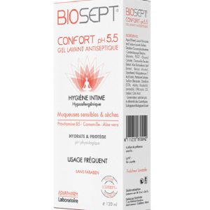 Biosept 5.5 Gel Nettoyant intimeTraitant 200Ml