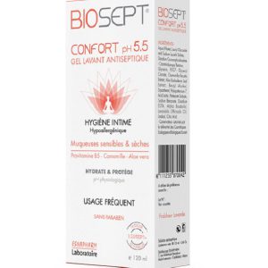 Biosept 5.5 Gel Nettoyant Traitant 120Ml