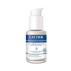 Cattier Peau Grasse à Imperfections gel creme Purifiant Menthe 50ml