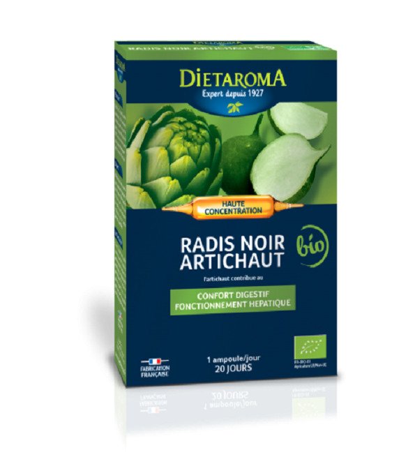 Dietaroma Radis Noir Artichaut 20 Ampoules*10ml