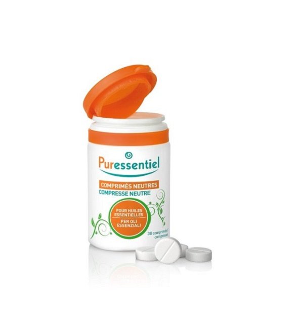 PURESSENTIEL 30 Comprimés Neutres pour Huiles Essentielles