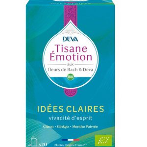 DEVA Tisane Emotion Idées Claires Vivacité d’esprit 20 Sachets