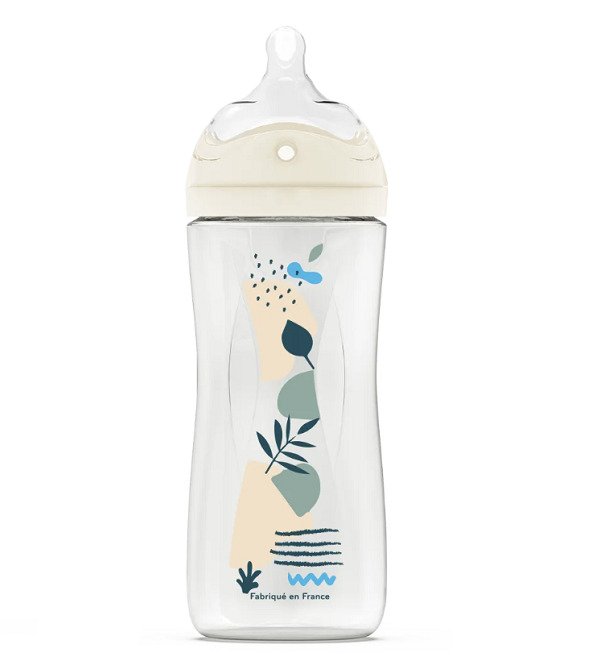 DODIE Biberon Anti-Colique Débit 2 Bleu 6 mois et plus 330ml