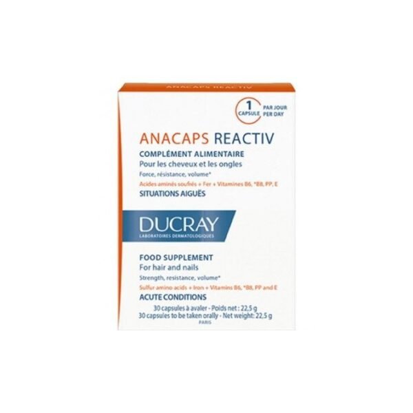 Ducray – Anacaps Reactiv – 30 Capsules
