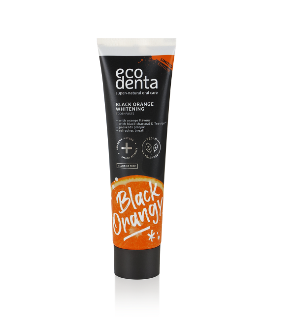 ECODENTA Dentifrice Blanchissant au Charbon Actif et à l’Orange 100ml – Image 3