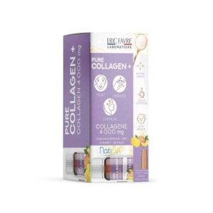 ERIC FAVRE PURE COLLAGEN + 10*15ML PECHE ET CITRON