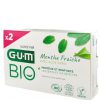 GUM Dentifrice Menthe Fraîche Aloe Vera Bio Lot de 2 x 75 ml