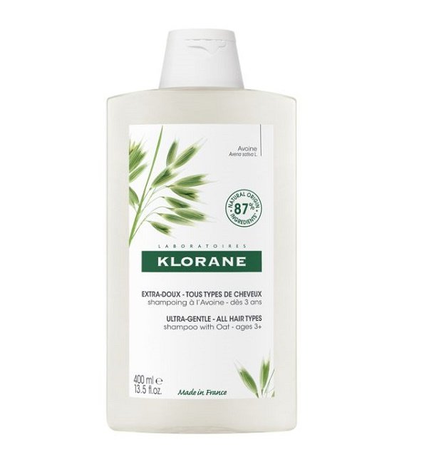 Klorane Shampoing Extra-Doux au Lait d’Avoine – 400 ml