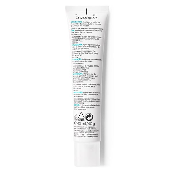 La Roche-Posay Effaclar Duo+ Soin Anti-Imperfections SPF30 Peau Grasse Acnéique | 40ml – Image 3