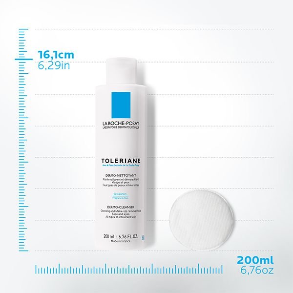 La Roche-Posay Toleriane Dermo-Nettoyant Fluide Démaquillant Peau Intolérante | 200ml – Image 3