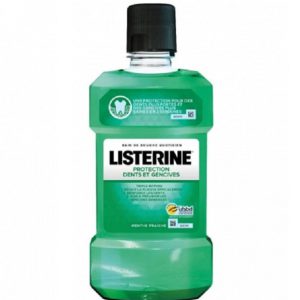 LISTERINE BAIN DE BOUCHE PROTECTION DENTS ET GENCIVES 250ML