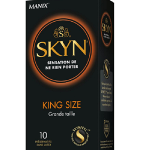 MANIX Skyn King Size – 10 pièces