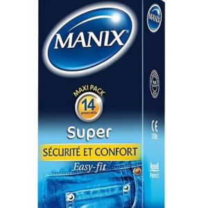 Manix Super Preservatifs – Boite 12 préservatifs