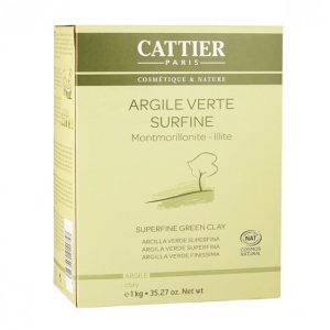Cattier Argile verte Surfine 1kg
