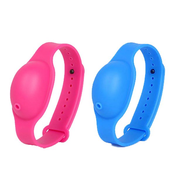 Bracelet de gel Hydroalcoolique Bleu