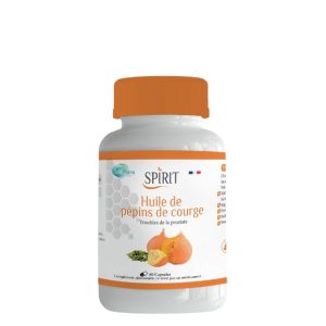 Spirit Huile de Pépins de Courge 60 Capsules